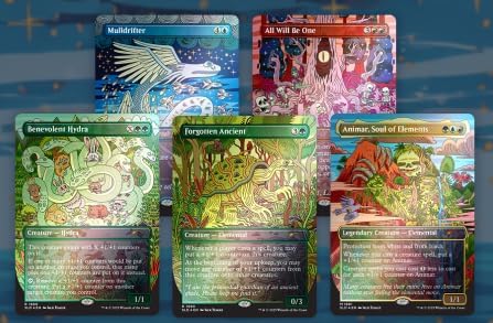Animar and Friends Secret lair Rainbow foil